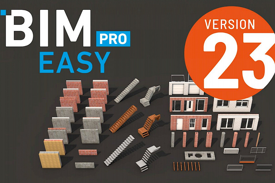 JETZT VERFÜGBAR: BIM EASY Pro Version 23